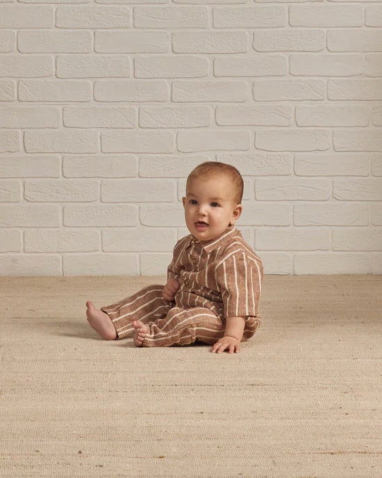 Rhett Checkered Toddler Jumpsuit by Rylee + Cru
